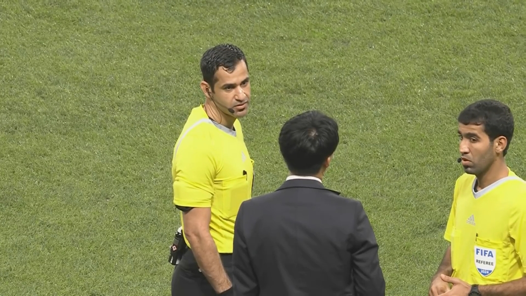  賈西姆執(zhí)法亞冠海港客戰(zhàn)神戶勝利船，此前主哨國足0-7日本