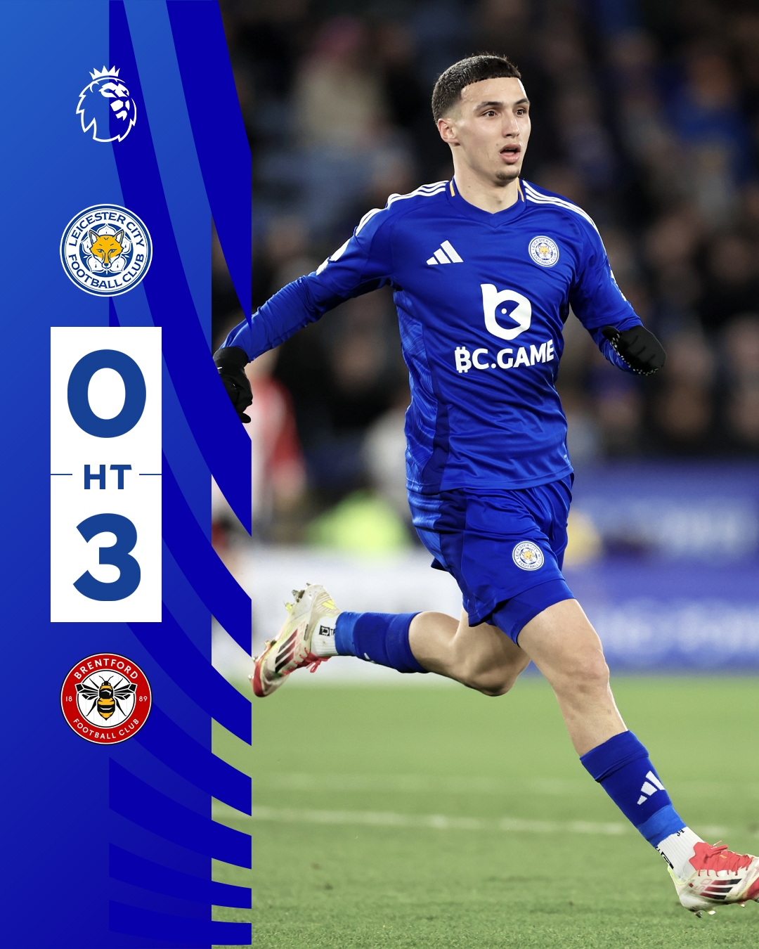  半場0-3！萊斯特若不進(jìn)球輸球，將主場6連敗0進(jìn)球創(chuàng)歷史最糟戰(zhàn)績