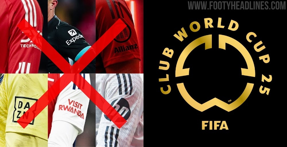  FIFA不允許世俱杯球隊有袖標贊助，需貼上世俱杯徽標