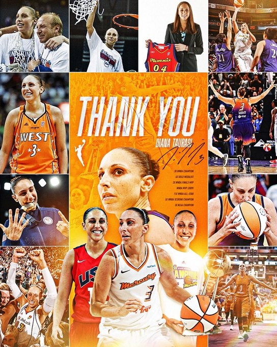  傳奇落幕！WNBA巨星陶樂(lè)西宣布退役 結(jié)束20年職業(yè)生涯