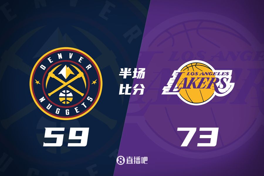  水銀瀉地的進(jìn)攻火力次節(jié)暫緩！東契奇25分 湖人半場領(lǐng)先掘金14分